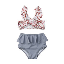 Load image into Gallery viewer, 2019 Summer Toddler Baby Girls Leopard Flower Swimwear