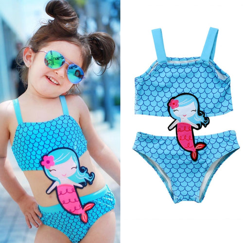 Pudcoco Newborn Kids Baby Girls Mermaid Swimwear